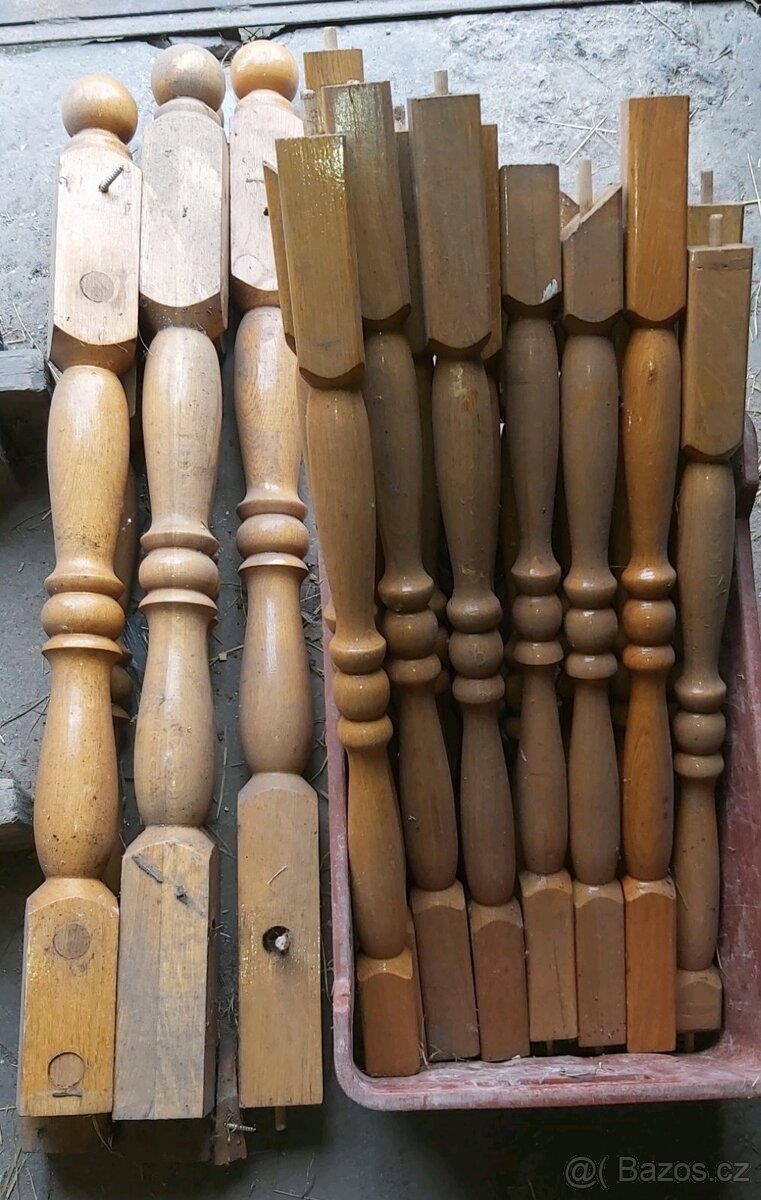 Dřevěné zábradlí
