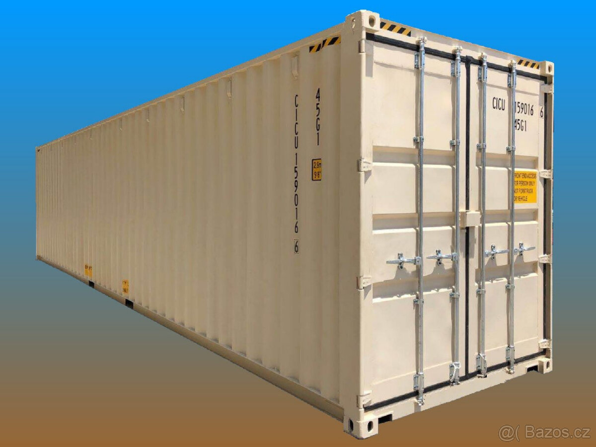 • Lodní kontejner 20', 40' HC, 45' HC PW s dopravou ze zahr.