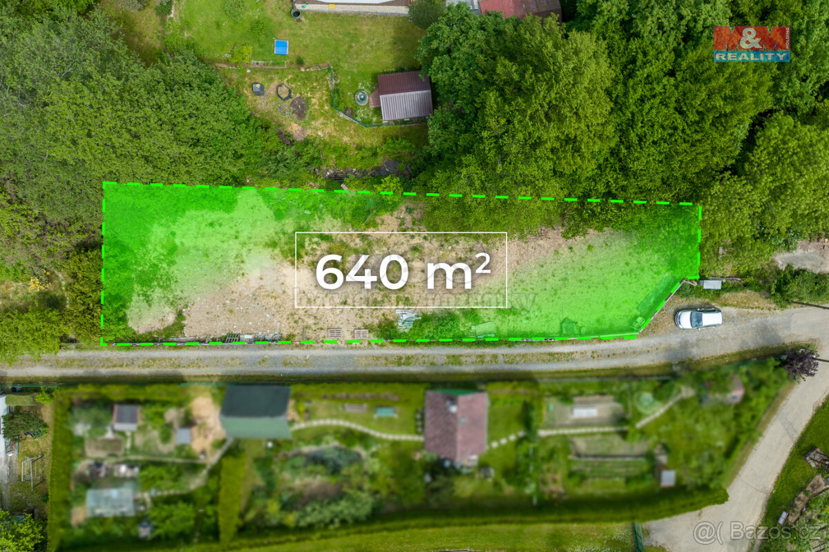 Prodej zahrady, 640 m², Vsetín