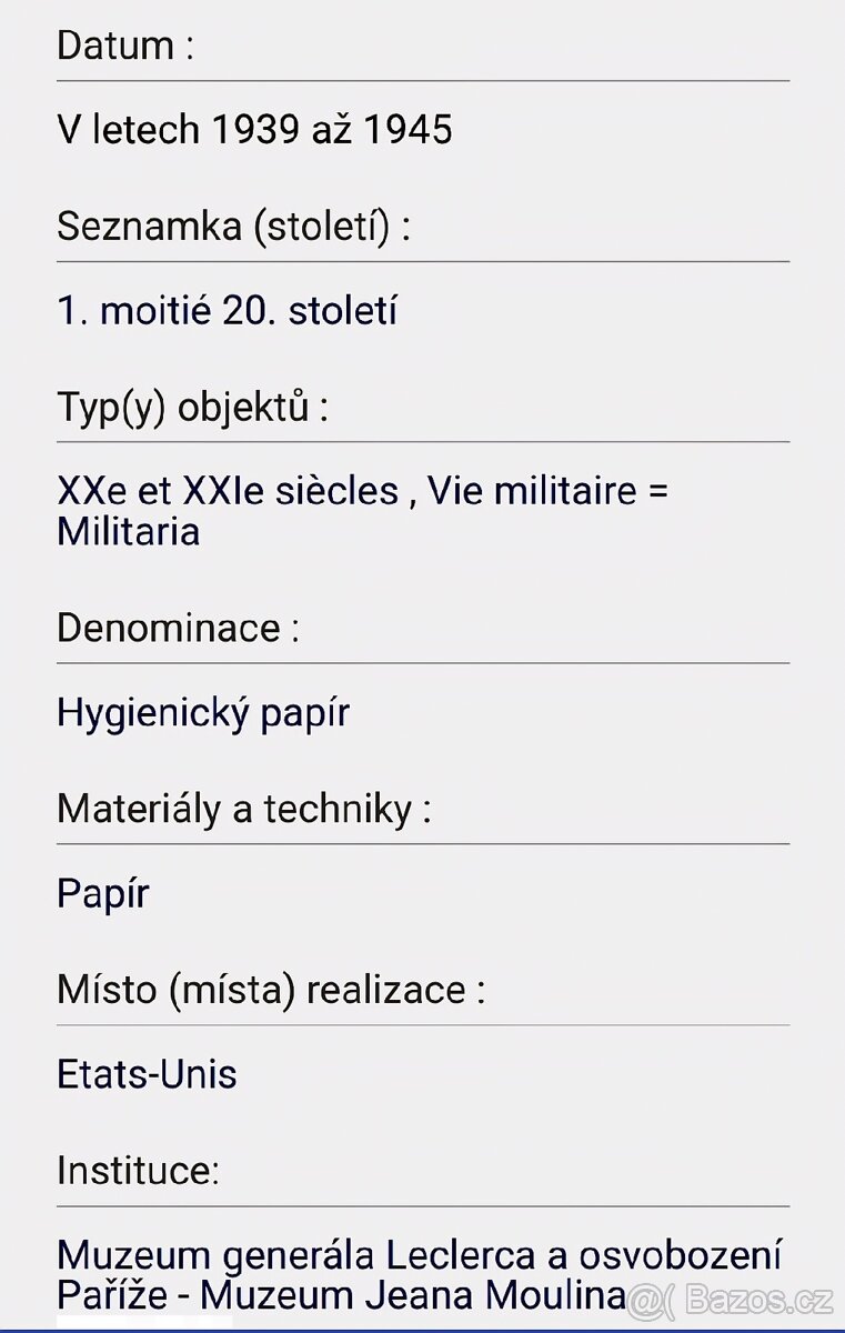 HYGIENICKÝ PAPÍR(TOALETNI PAPÍR)