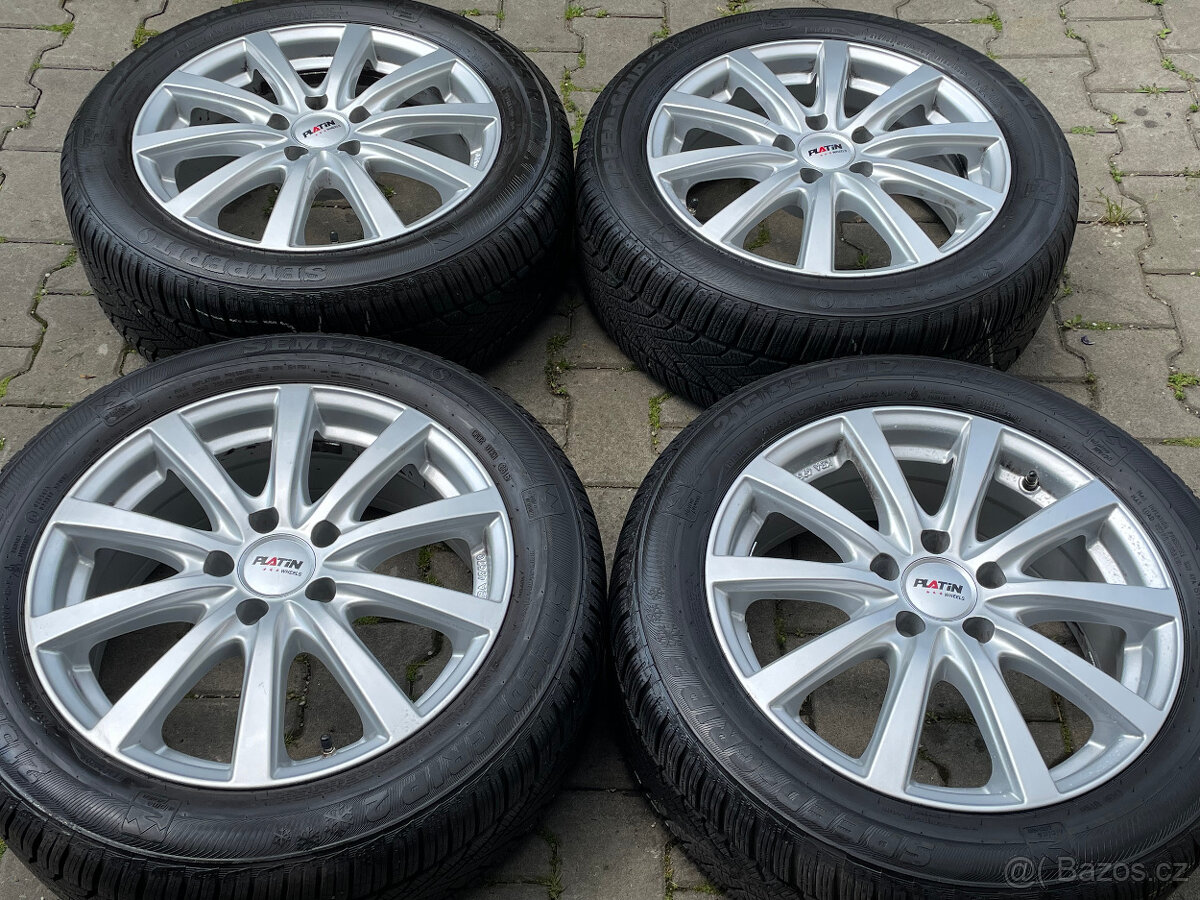 Alu kola 5x112 zn.Platin 215/55 R17 Škoda Superb III
