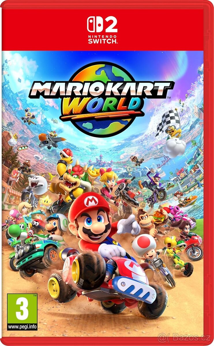 Mario Kart World - nepoužitý kód ke stažení hry