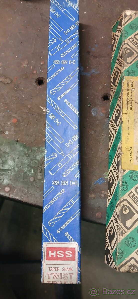 Prodám vrtaky a závitníky větších rozměru
