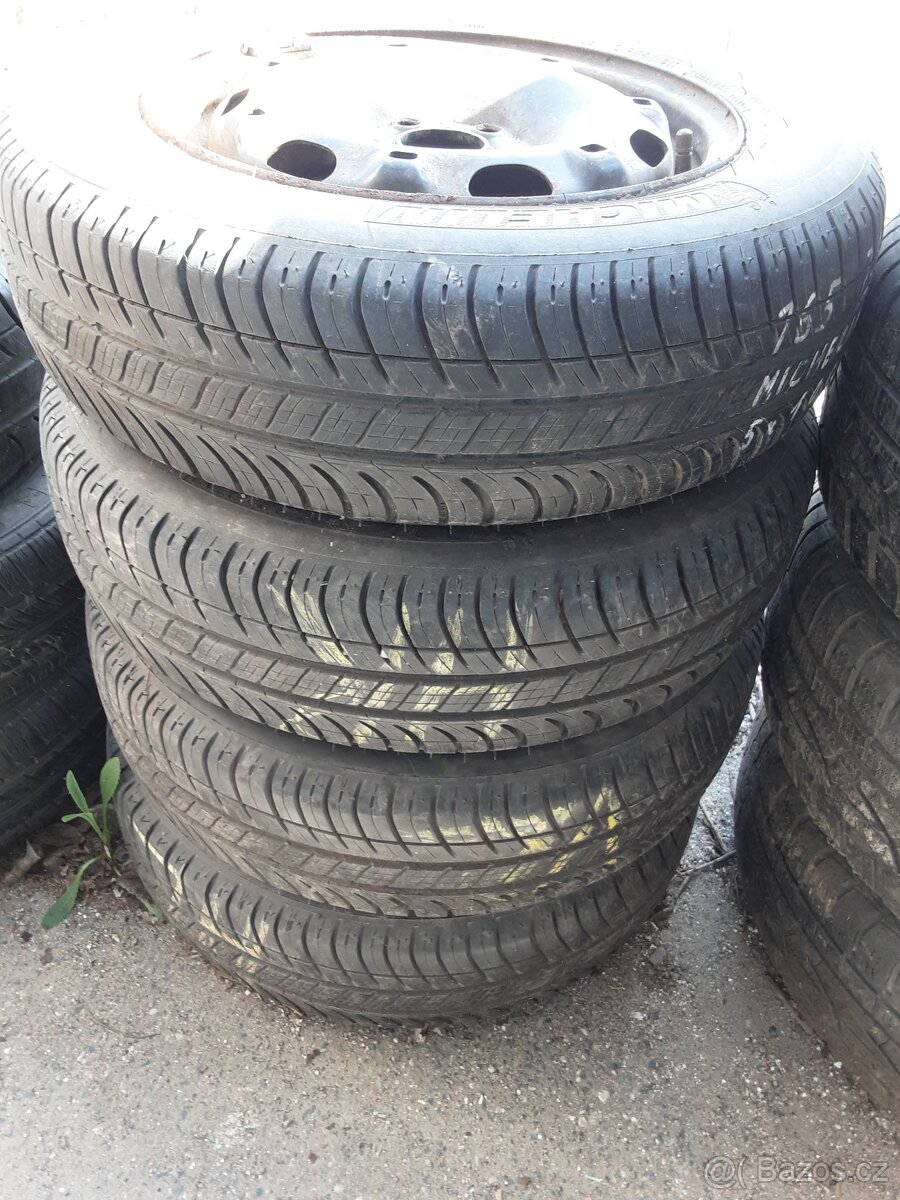 SADA disky a pneu 165/70/14 Fabia R14 5x100 , 4ks. léto