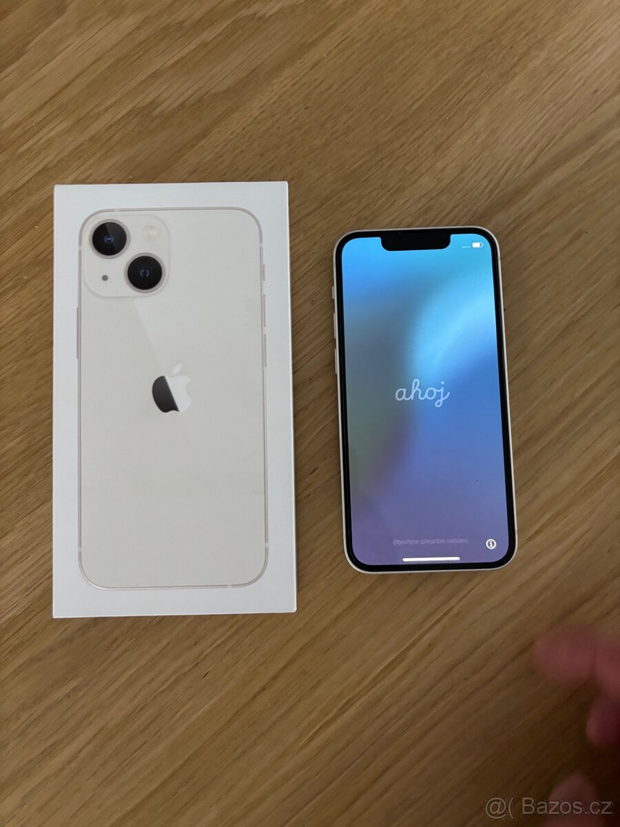 iPhone 13mini 128gb bily - krásný stav