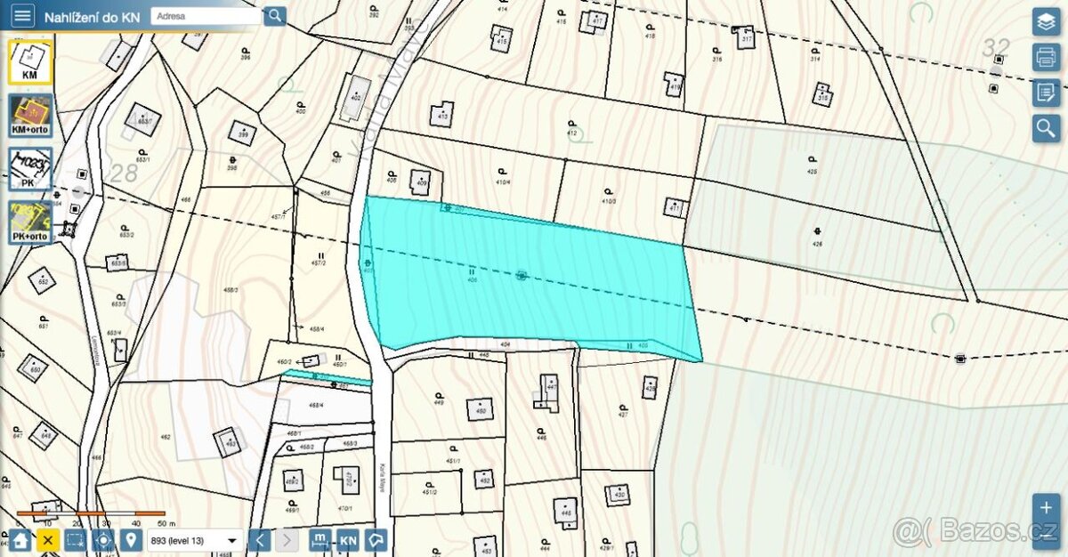 Prodej pozemků Brná 4 735m2