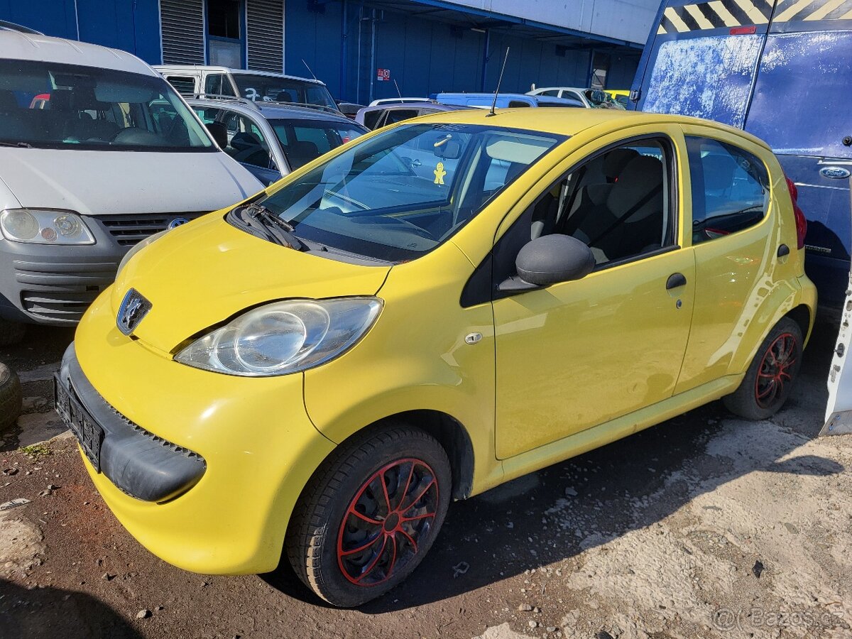 PEUGEOT 107 1.0i 50kW, motor 1KR, nahradni dily, ND