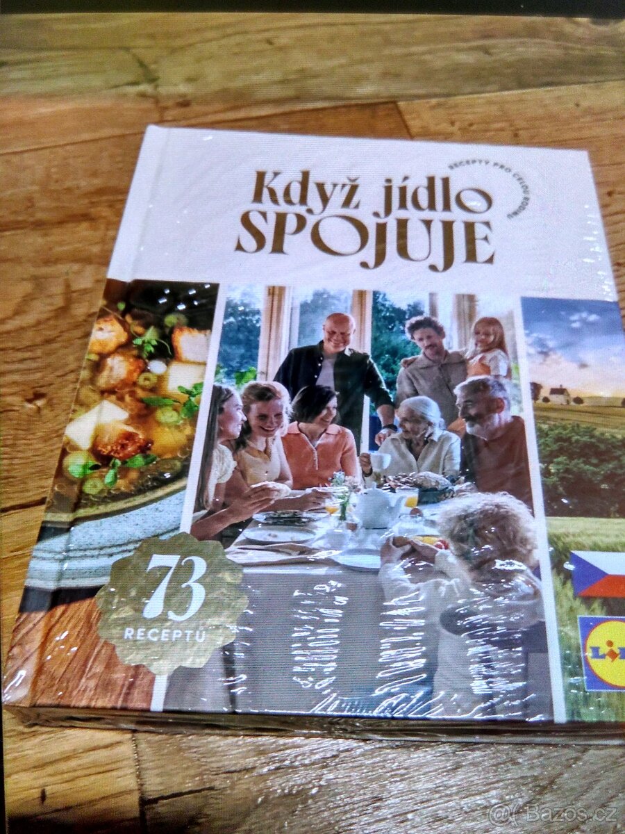 Kniha receptů - Když jídlo spojuje - kuchařka Lidl