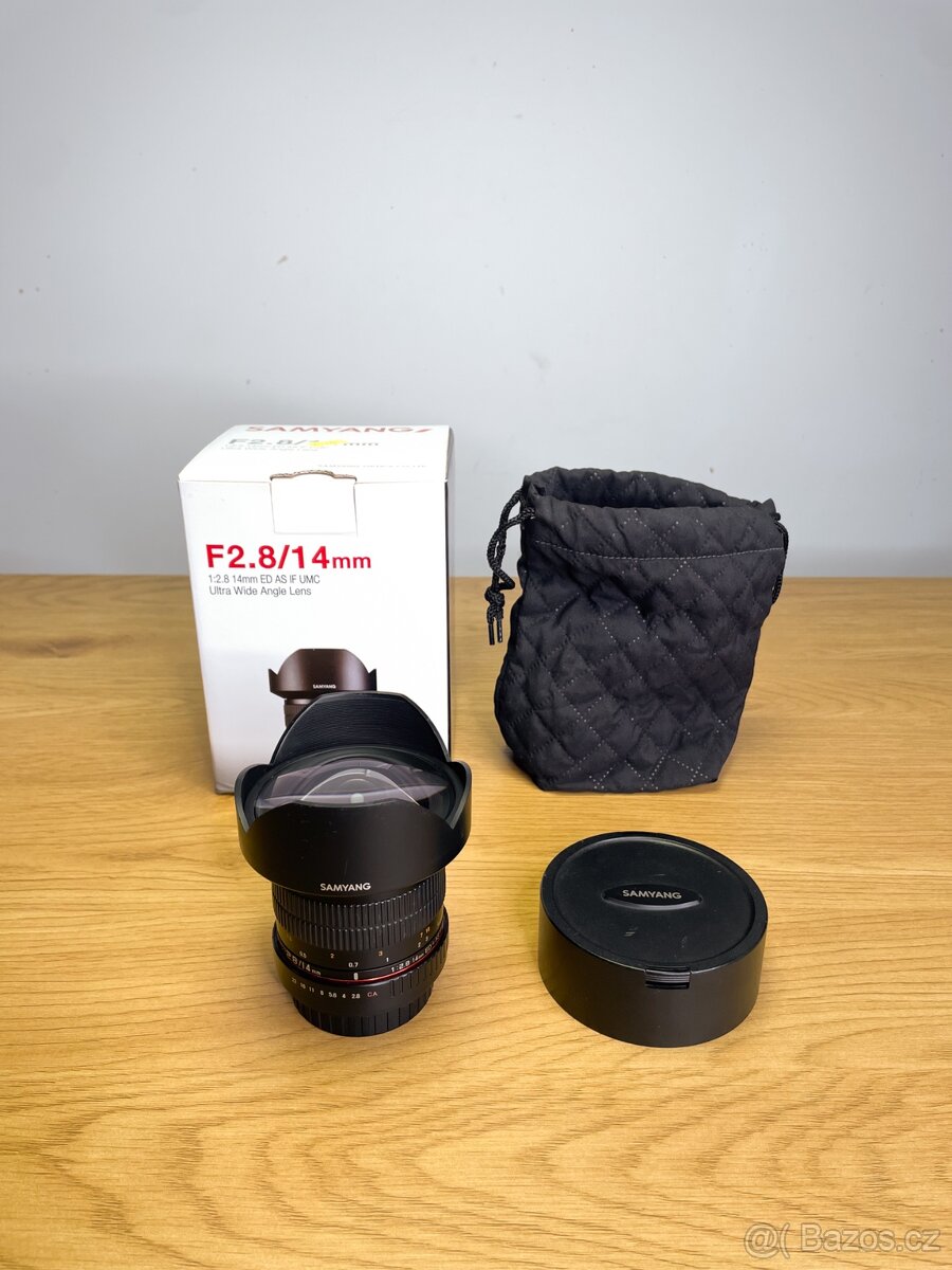 Samyang 14mm f/2.8 ED AS IF UMC pro Canon EF