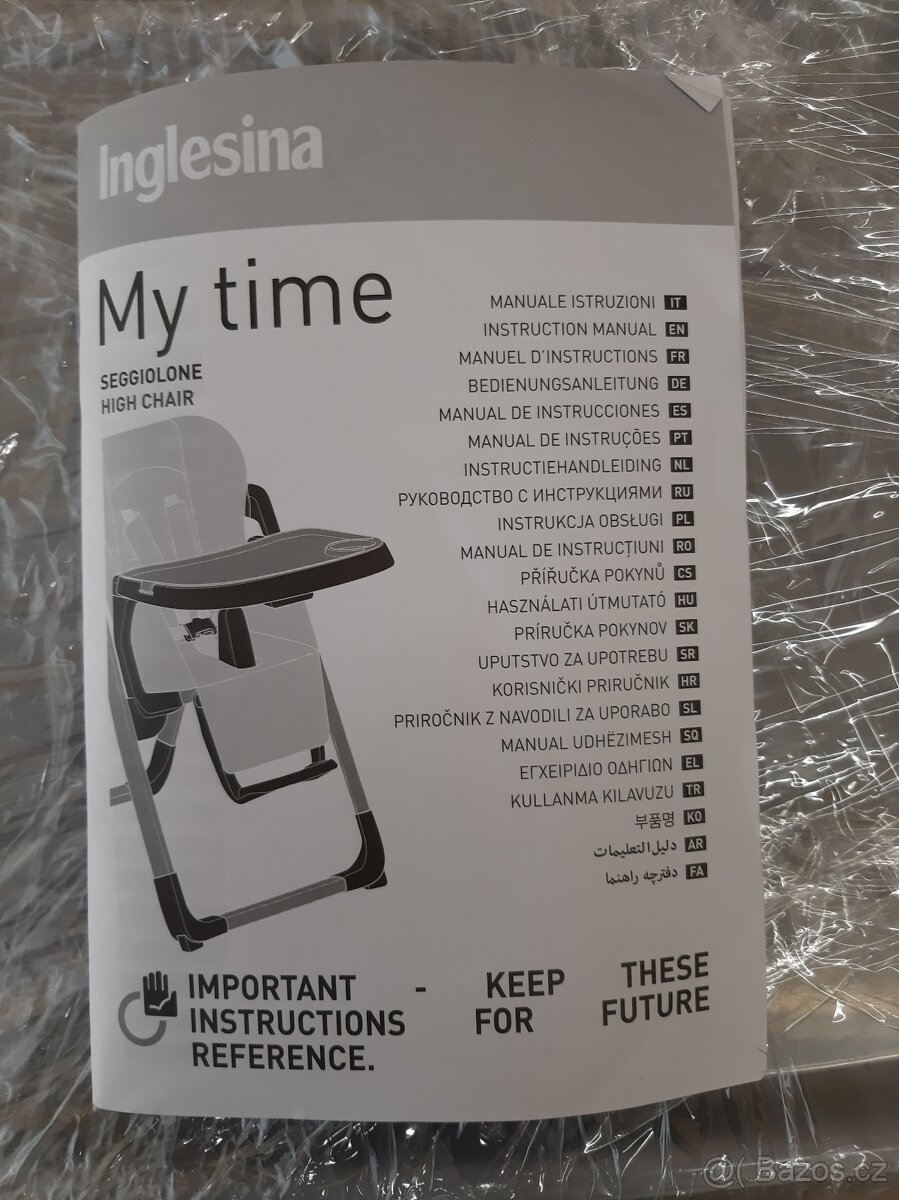 Jídelní židle pro nejmenší Inglesina