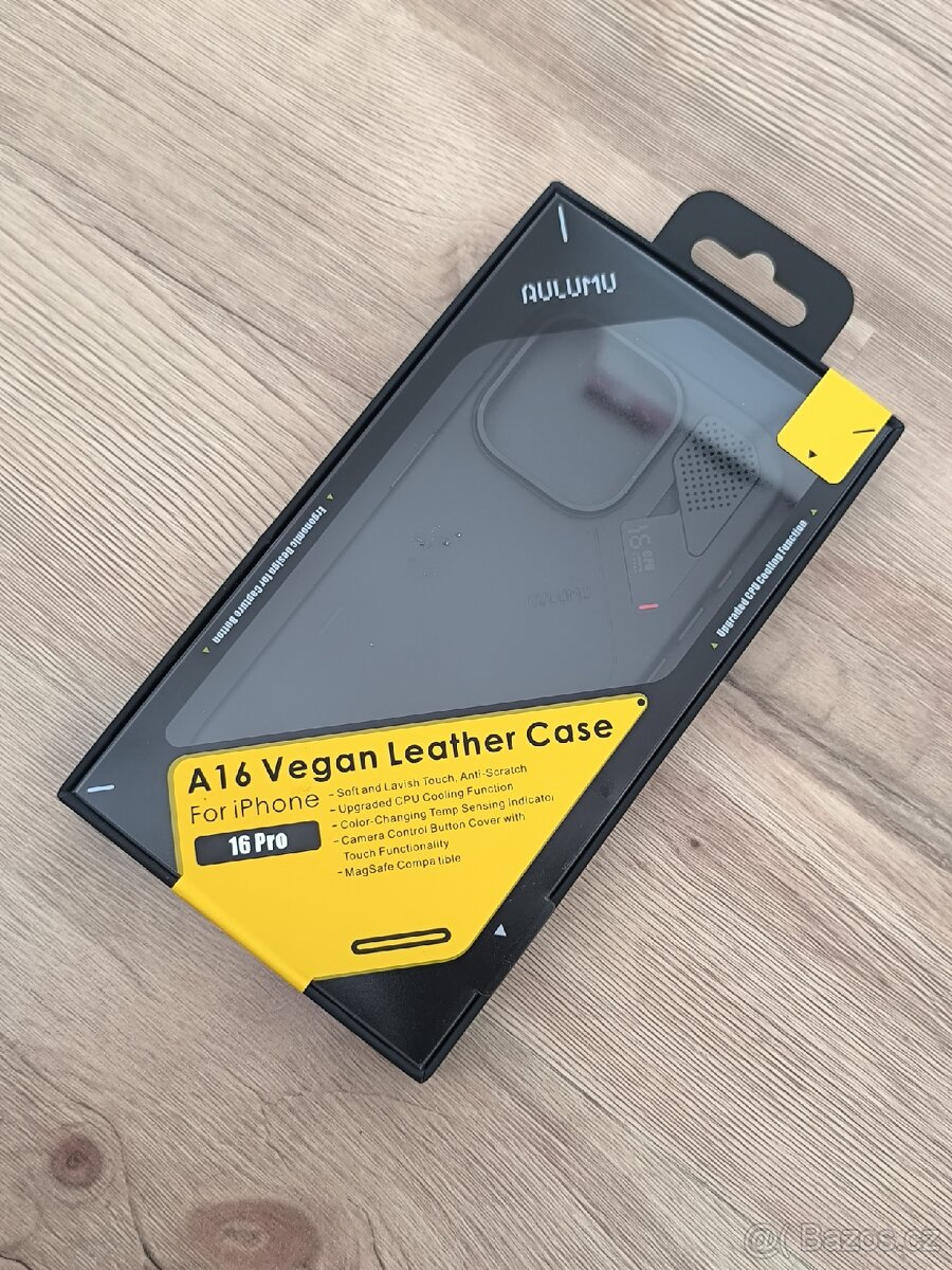 Kožené pouzdro iPhone 16 Pro
