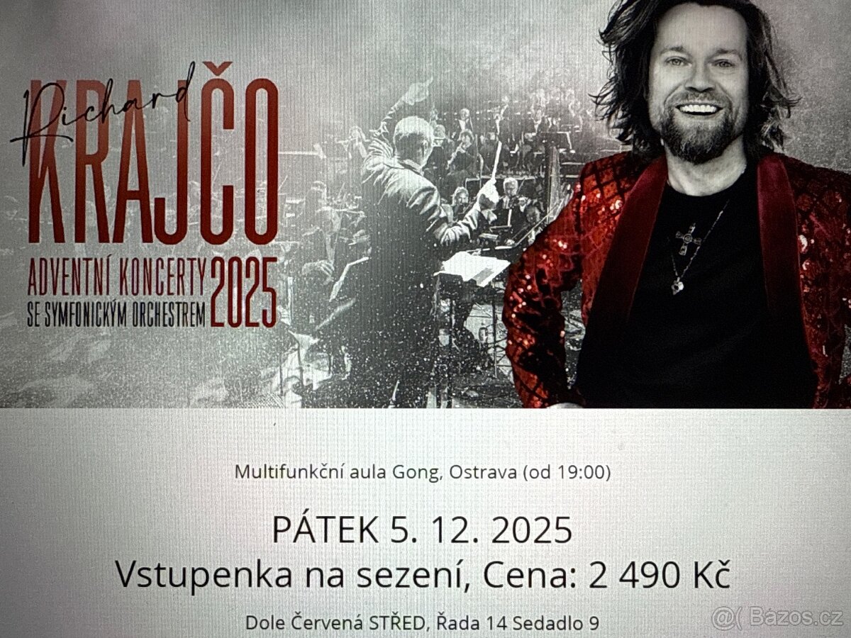 Richard Krajčo adventni koncert Ostrava