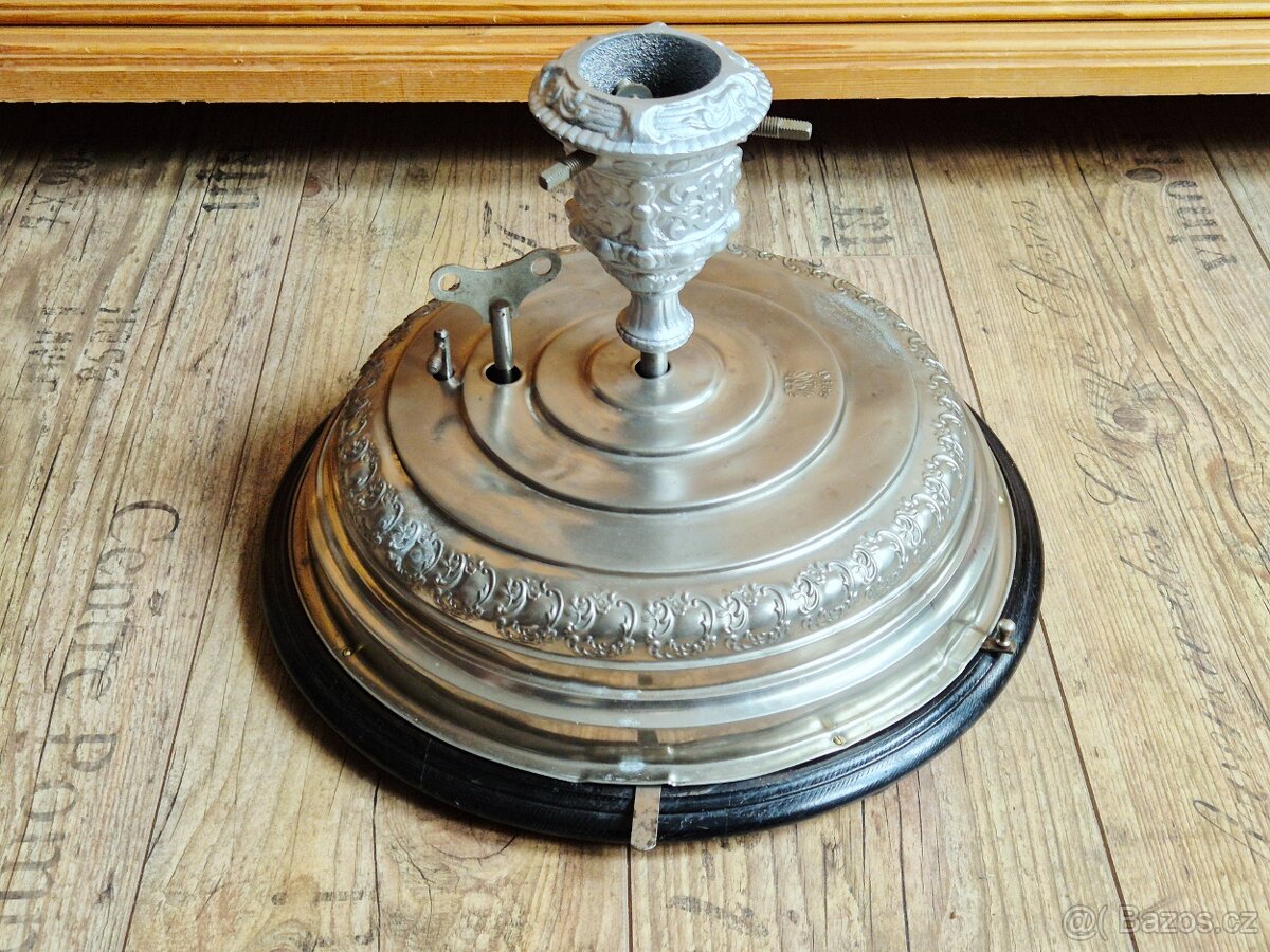 Starožitný hudební automat se zvonky, stojan, 1890