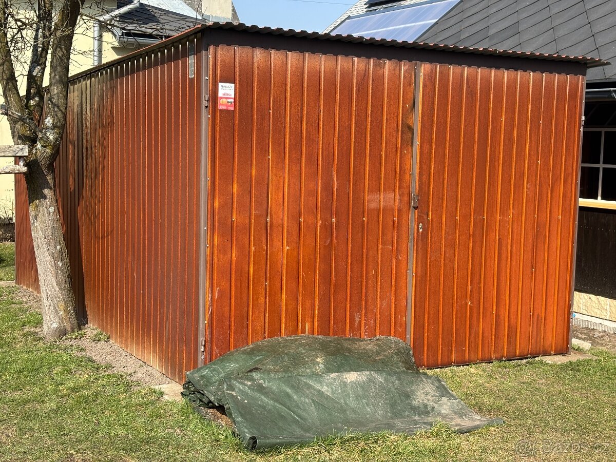 Plechová garáž 3x5m