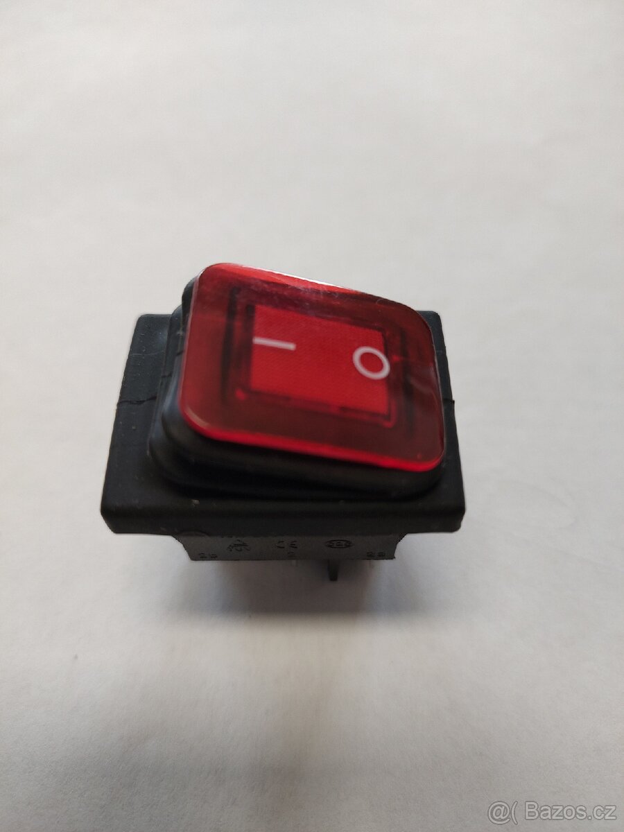 Kolébkový vypínač 250V