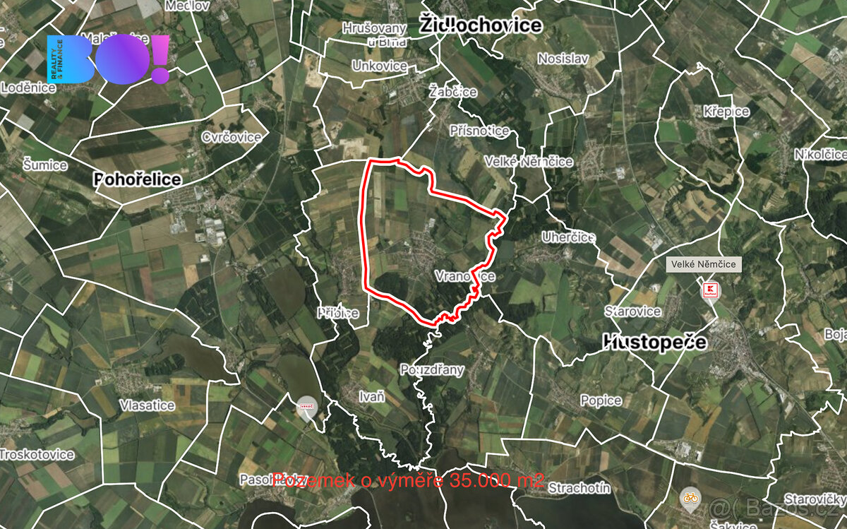 Prodej pole, 35000 m2, Vranovice nad Svratkou