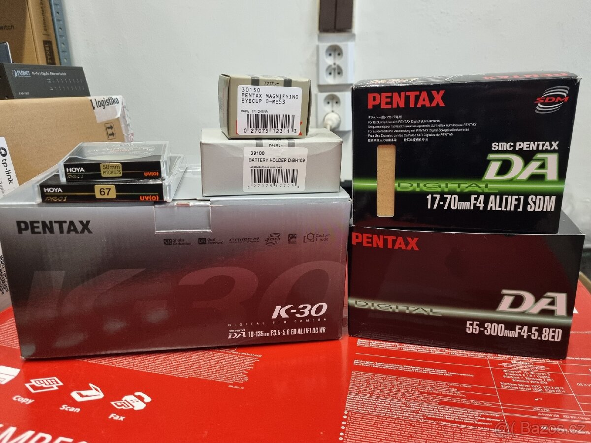 Set foto Pentax K-30, a 3 objektivu