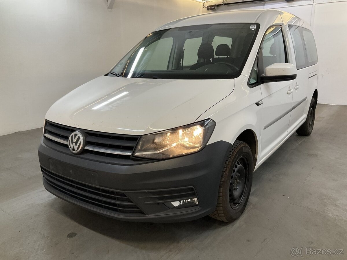 Volkswagen Caddy MAXI 2.0Tdi 75KW 7/2017 5-míst ODPOČET DPH