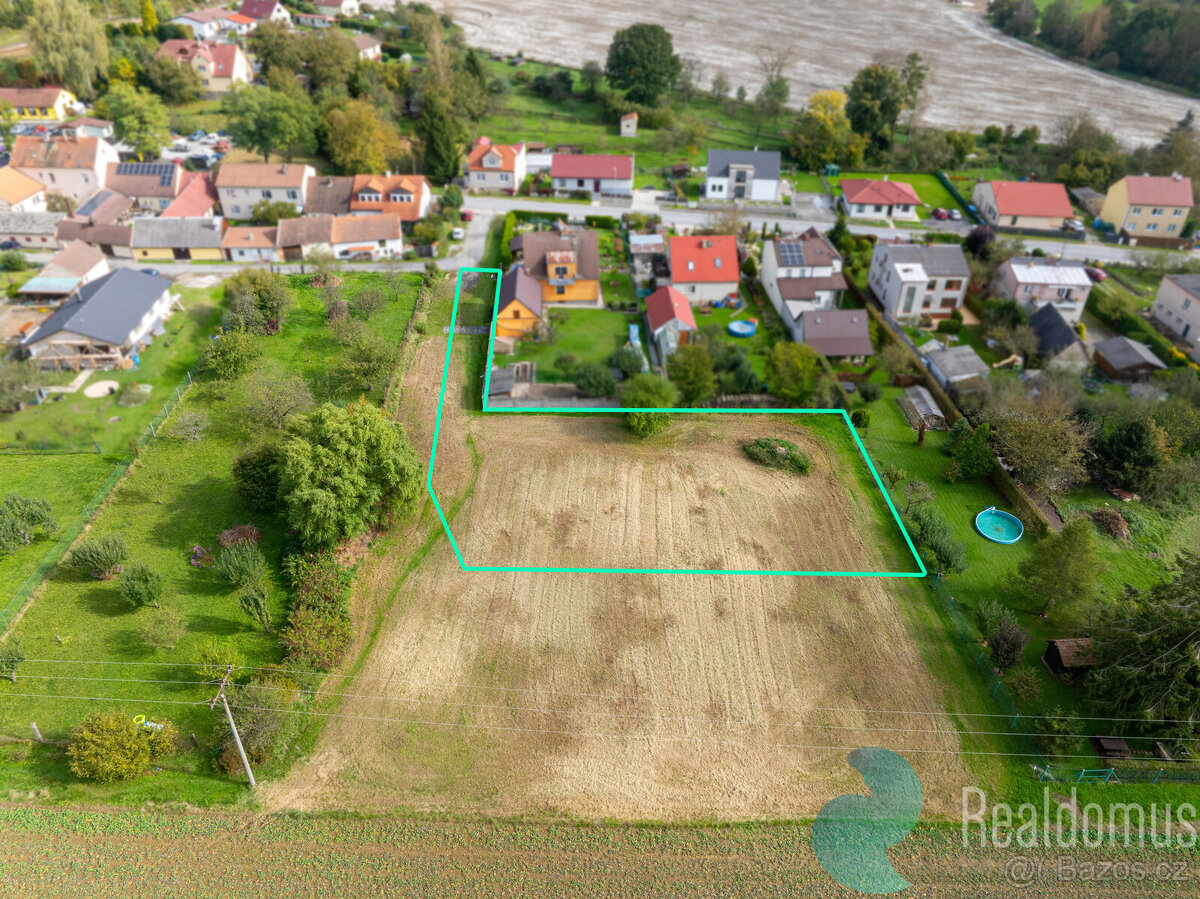 prodej, pozemek, pro bydlení, 1314 m2, Borovany