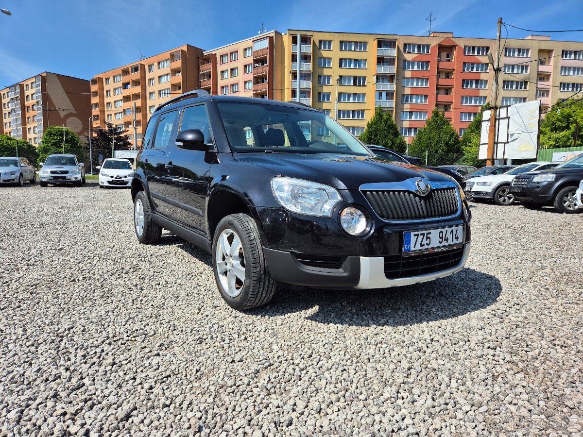 Škoda Yeti 1.2TSi,77KW,6rychl.KLIMA,ALU,PLNÝ SERVIS,R.V.2010