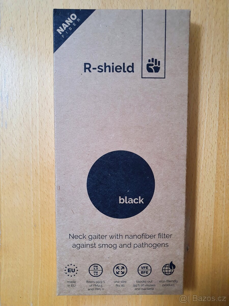 Nano šátek Respilon R-shield Black