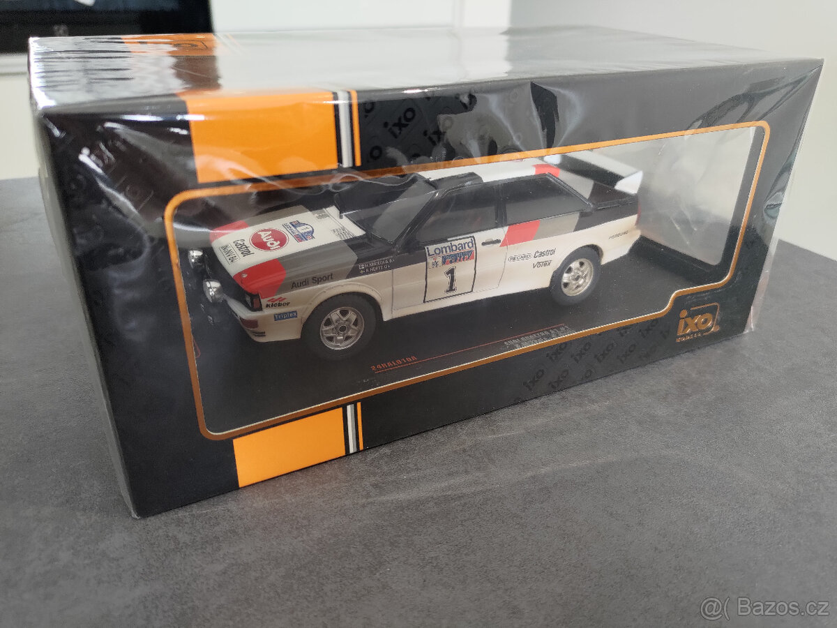 1:24 AUDI QUATTRO A1 #1 H. MIKKOLA - A. HERTZ RAC 1982 - IXO