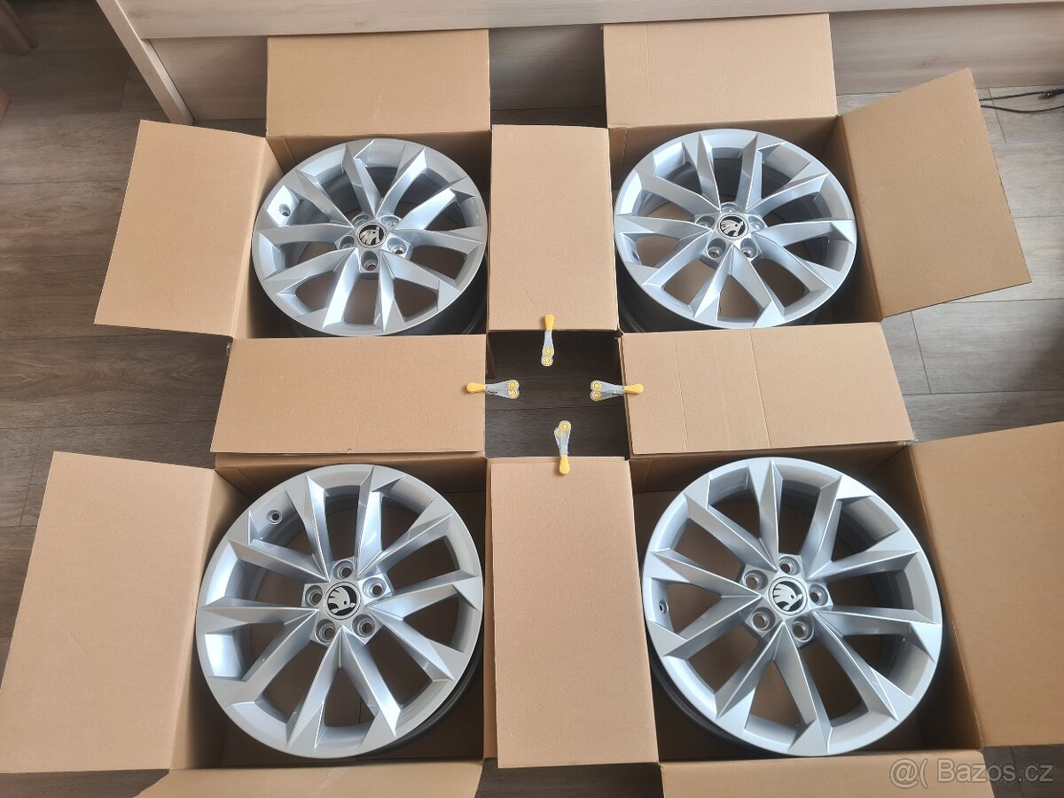NOVÉ Alu ITALIA 6,0J x 16" ET 35 Kamiq, Scala atd. ORIGINÁL