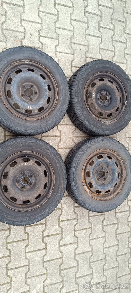 Ráfky 6Jx15 ET38 + pneu 195/65R15