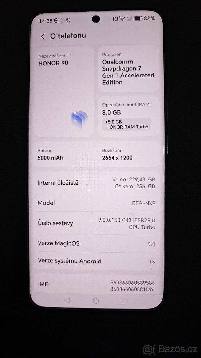 Honor 90 8G RAM 256GB ROM Emerald Green
