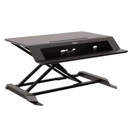 Fellowes Lotus Black LT Sit Stand Workstation