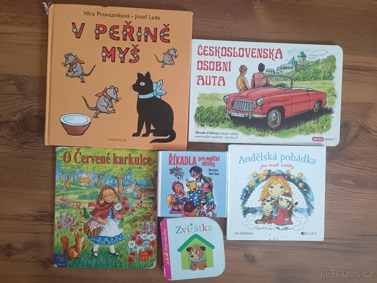 Knížky pro malé děti, 6 kusů