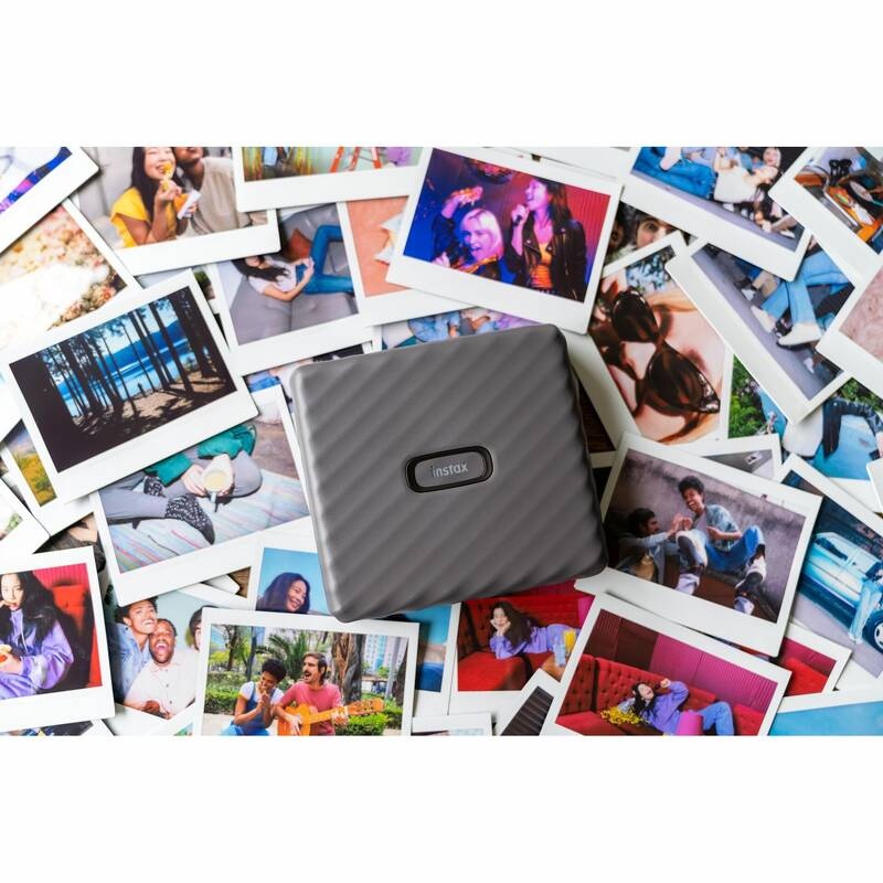 Fujifilm Instax Link Wide šedá, tiskárna, deluxe set ,pouzdr