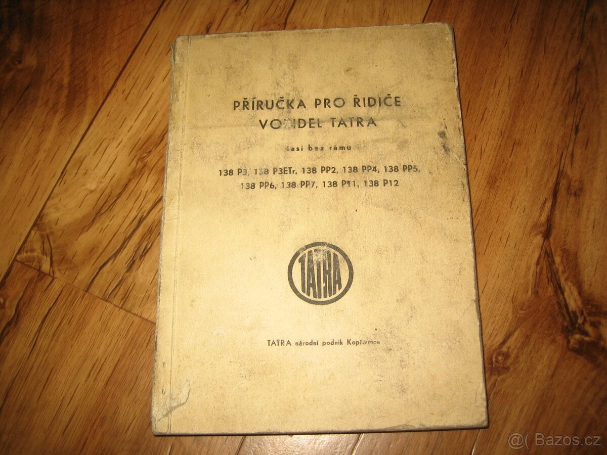Tatra 138 příručka pro řidiče