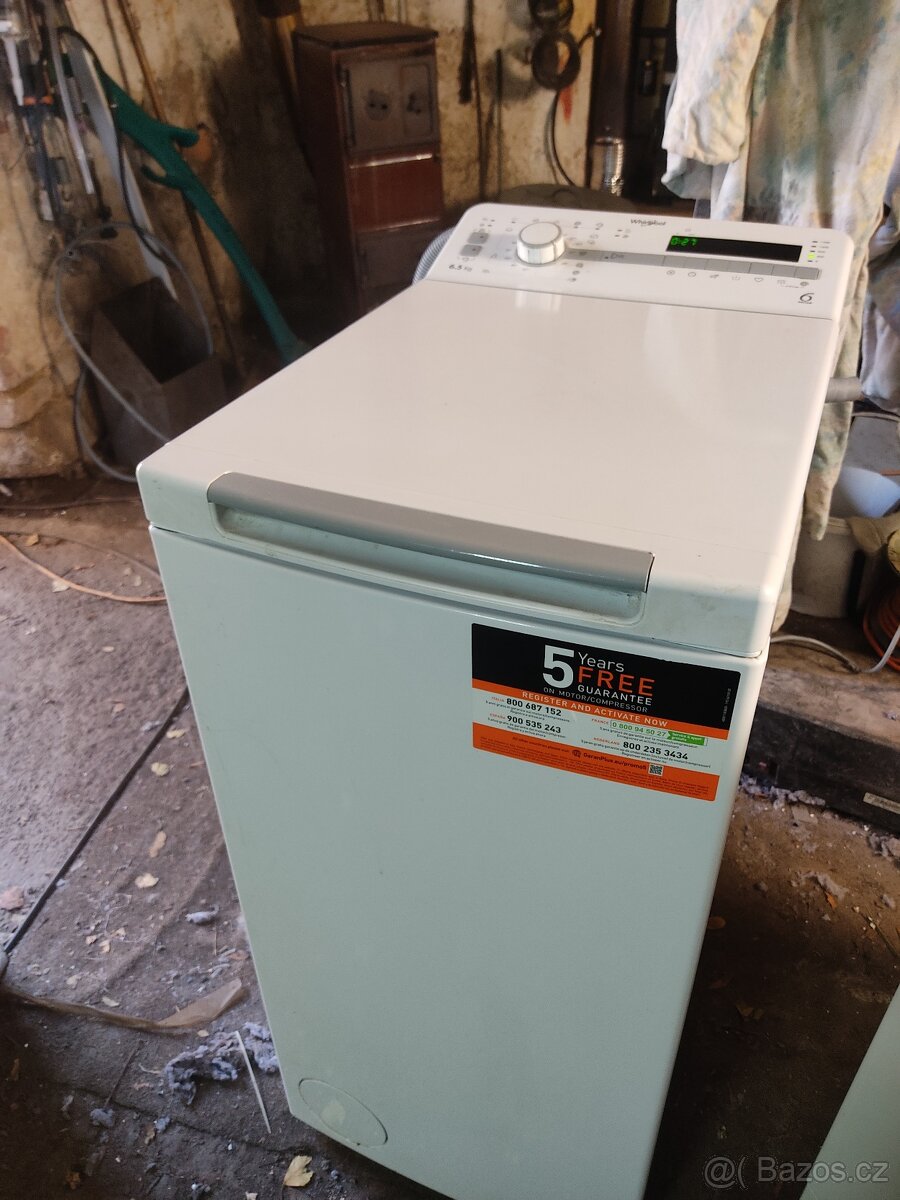 Whirlpool,slim, od zdi 45cm,8kg, 6smysl,A+++/pára