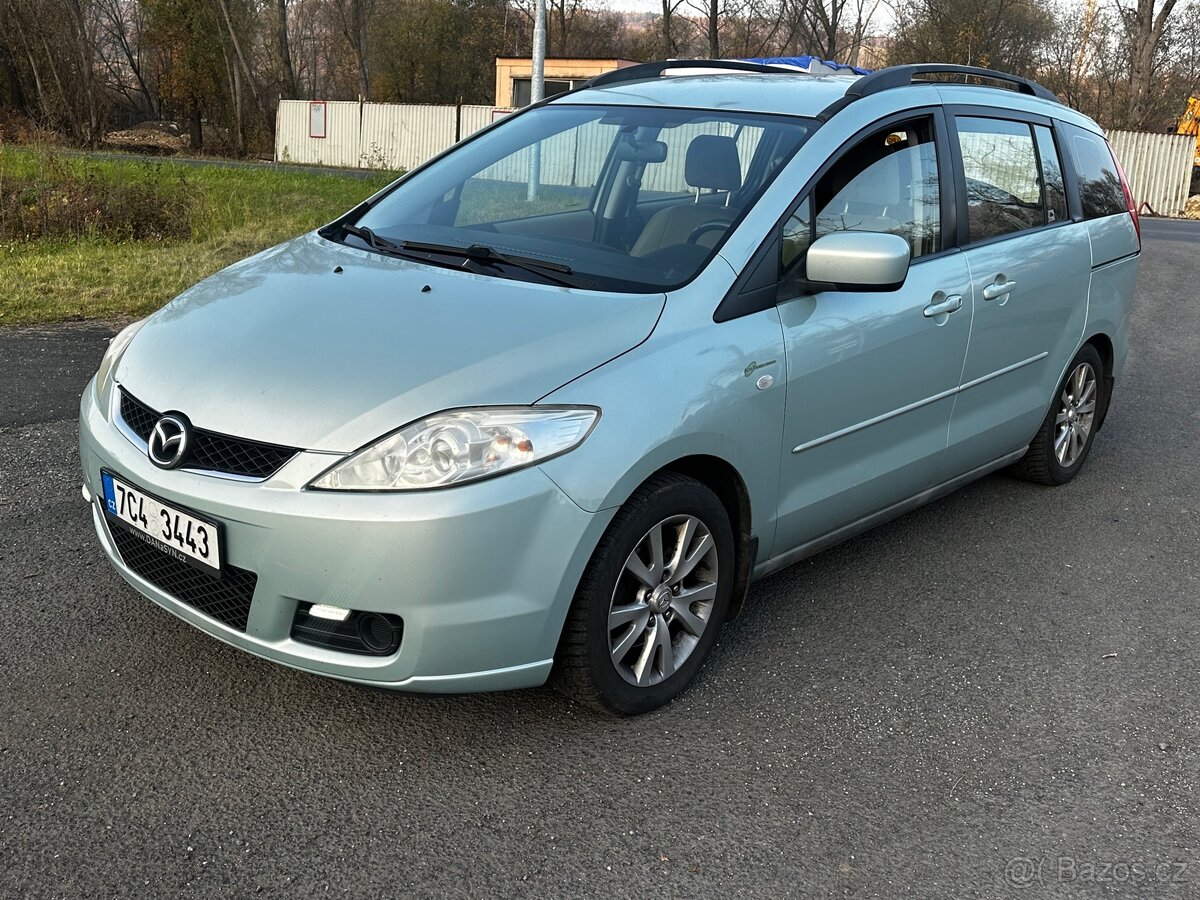 Mazda 5 1.8i, r.2005, benzin plyn, STK, klima