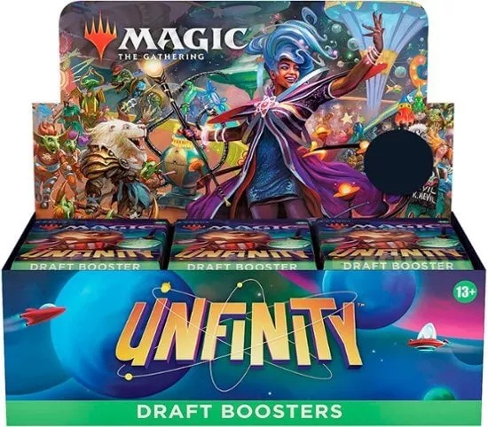 Magic the Gathering Unfinity, 2x box, cca 500 karek/1 box