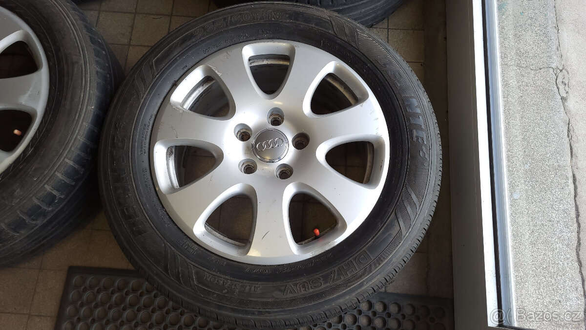 Original letní ALU kola 18" 5x130 Audi Q7 - levně