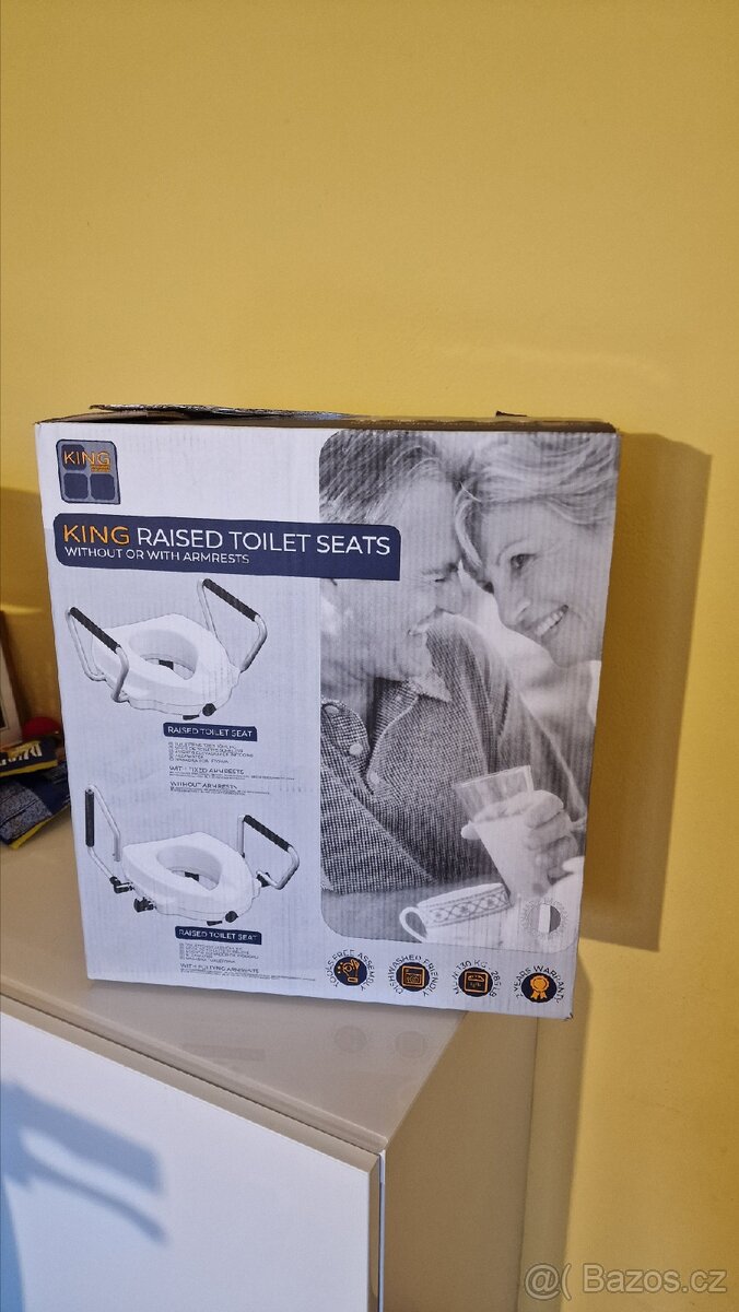 Úplně nový nastavec na WC, p.c.2000 kc,s madly sešly se dva