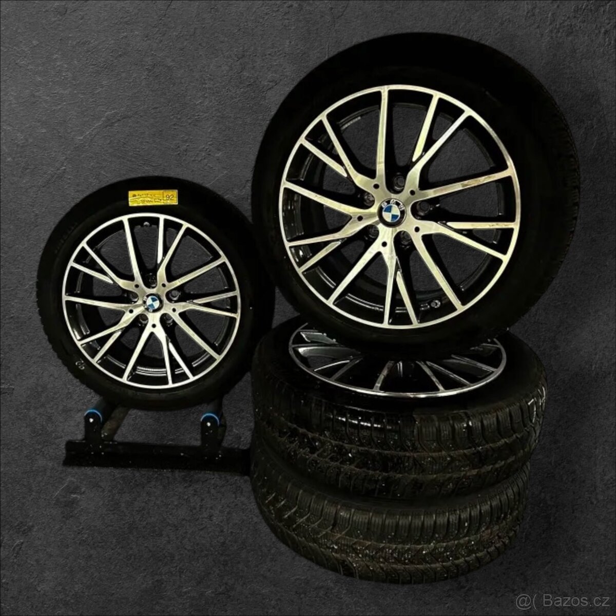 Originální alu kola BMW 5x112 + zimní 195/55r17