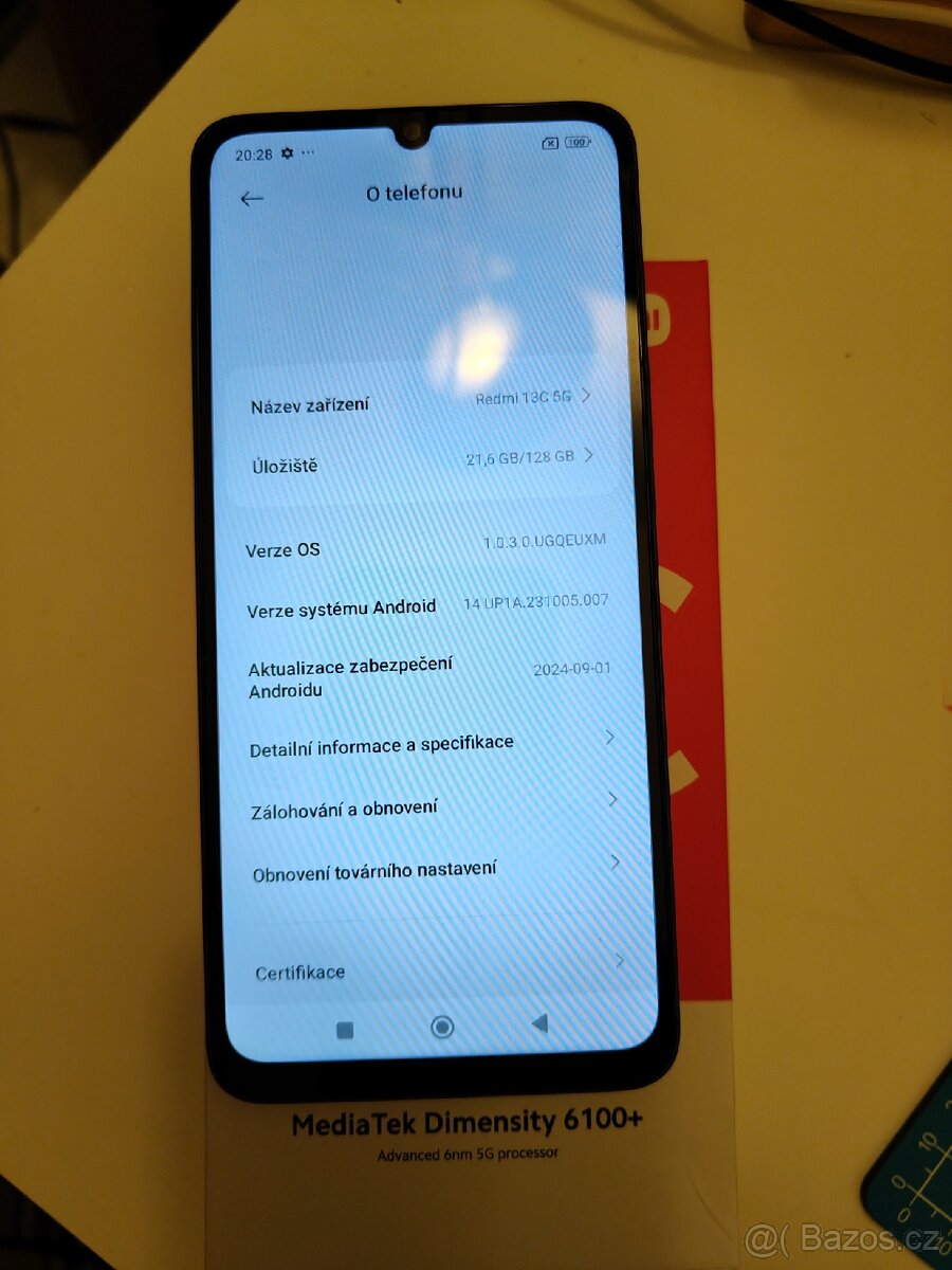 Xiaomi Redmi 13C 4+2/128Gb. Rozbaleny