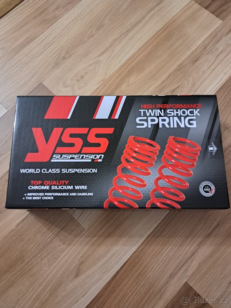 Nové pružiny YSS 46-17-25-220, čierne, RE interceptor 650