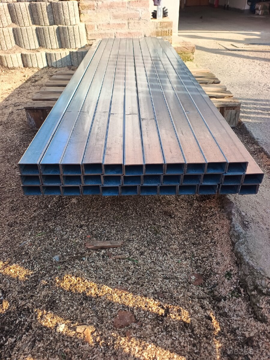 Jekl 60x40x3mm, L = 2420 mm