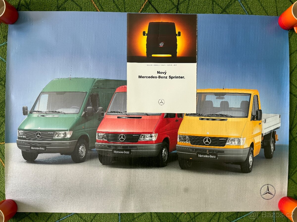 Mercedes-Benz Sprinter prospekt a plakát