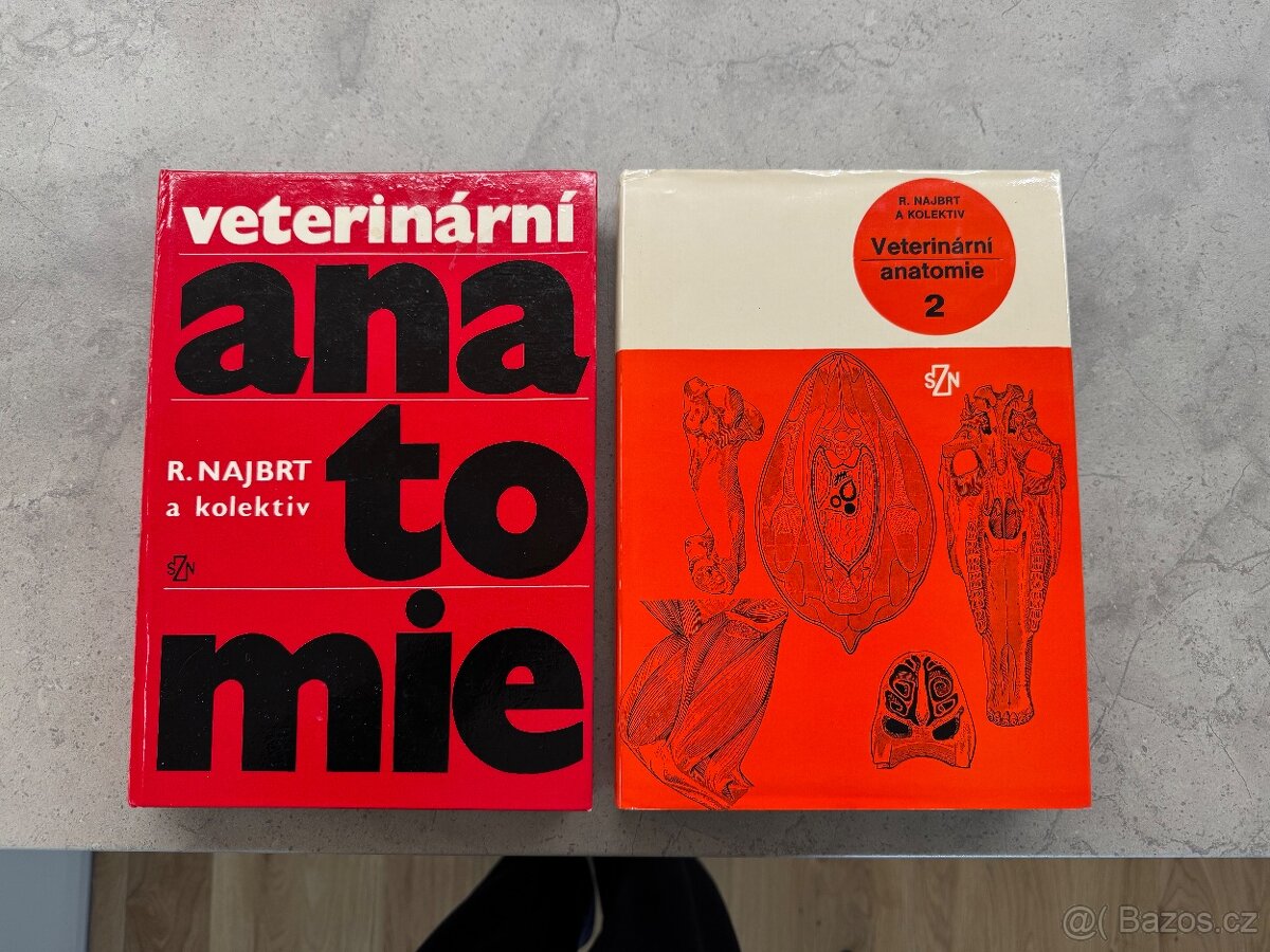 Veterinární anatomie Najbrt 1. a 2. díl