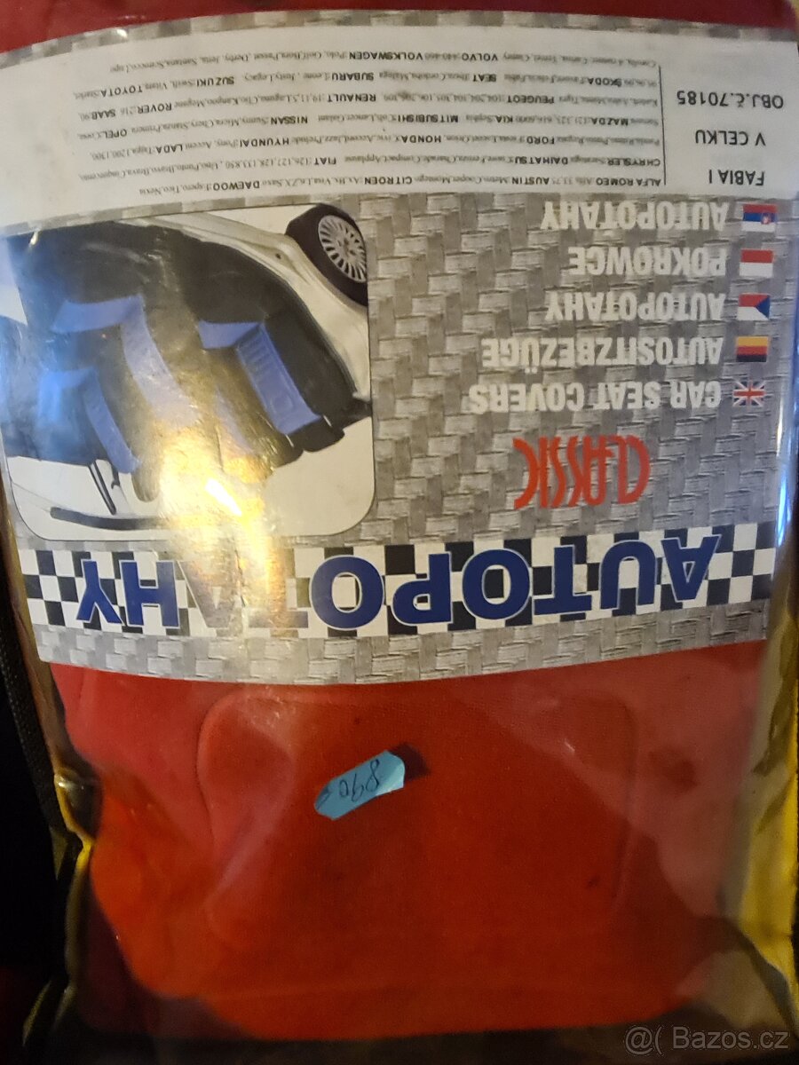 Autopotahy Škoda Fabia nedelena