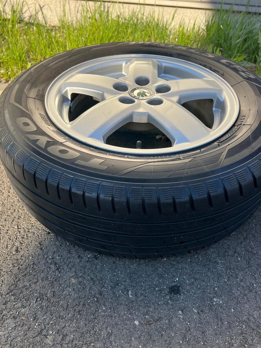 Alu kola originál Škoda 15 5x100