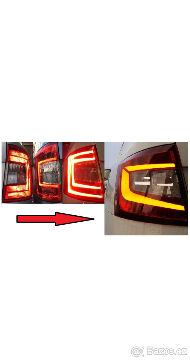 Adaptéry redukce zad. světel ŠKODA OCTAVIA 3 iii