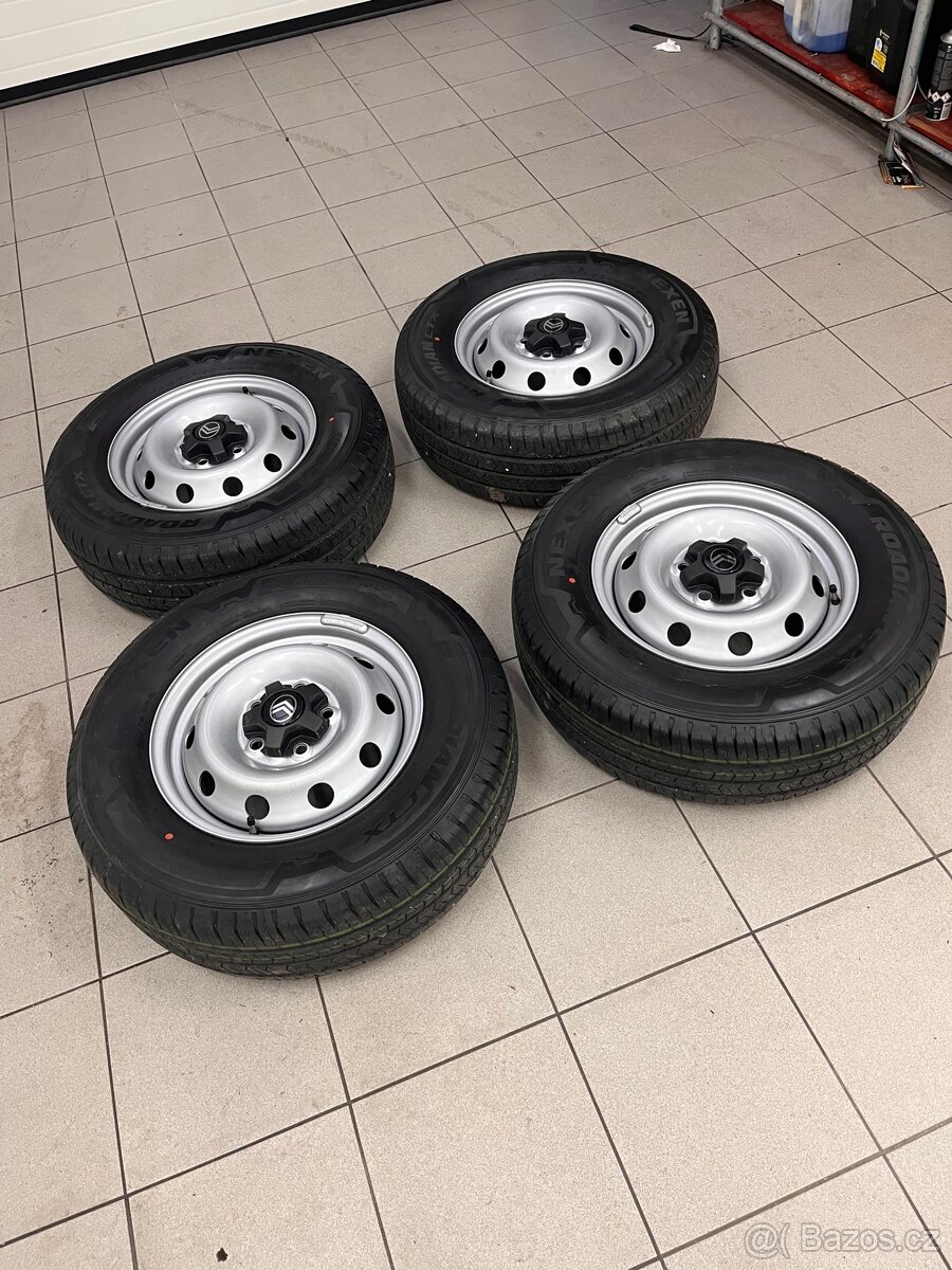 Nová kola CITROEN -JUMPER 2024 se senzory TPMS