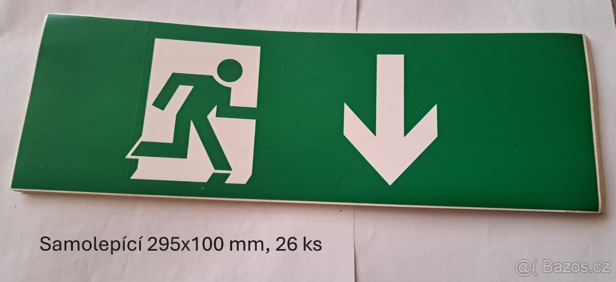 Prodám únikové bezpečnostní tabulky