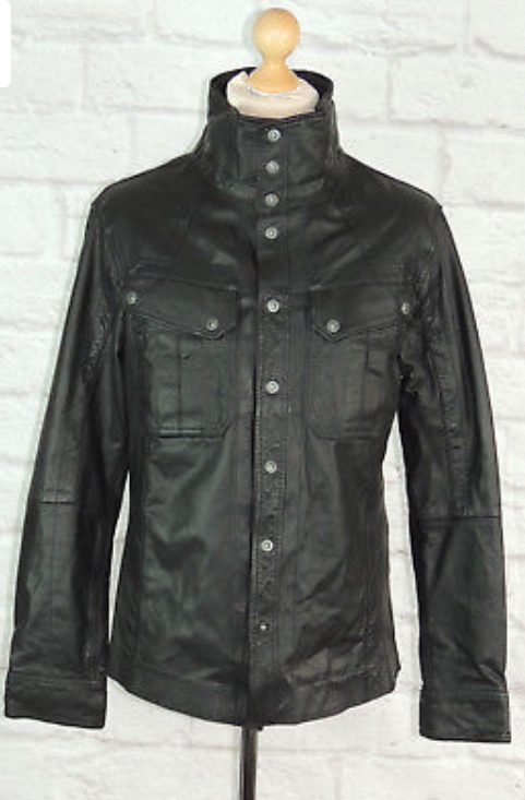 ~~~kožená košilová bunda Firetrap~~~M